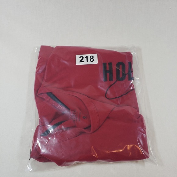 Hollister California Mens T-Shirt Red Short Sleeve Crew Neck Top - Picture 6 of 6